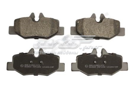 Колодки тормозные задние дисковые STARLINE BDS521