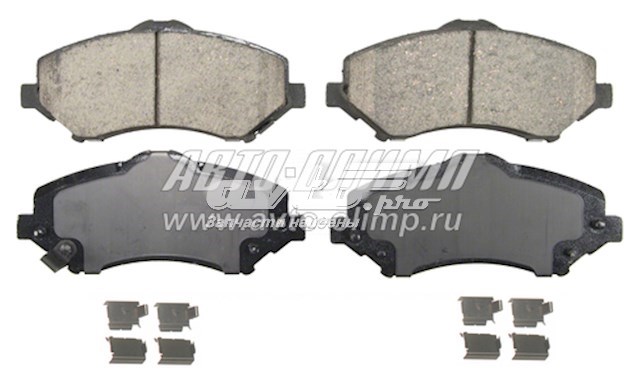Колодки тормозные передние дисковые WAGNER ZD1273