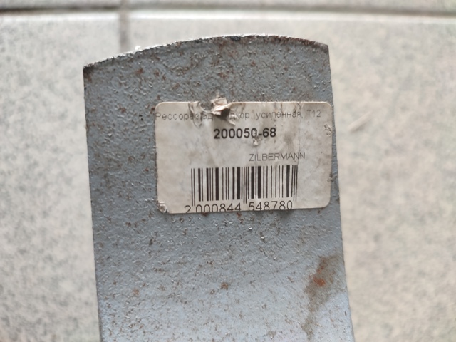 Рессоры задние (пружины задней подвески) Zilbermann 20005068 цена, от 28.65 USD