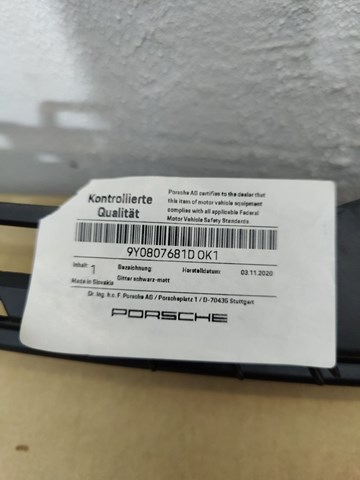 Купить 9Y0807681DOK1 Porsche 