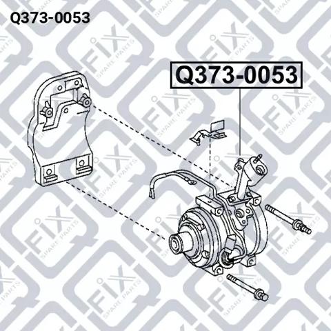 Купить Q3730053 Q-fix Компрессор климатической установки