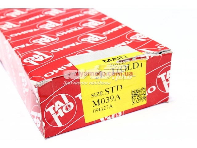 M039ASTD Taiho folhas inseridas principais de cambota, kit, padrão (std)