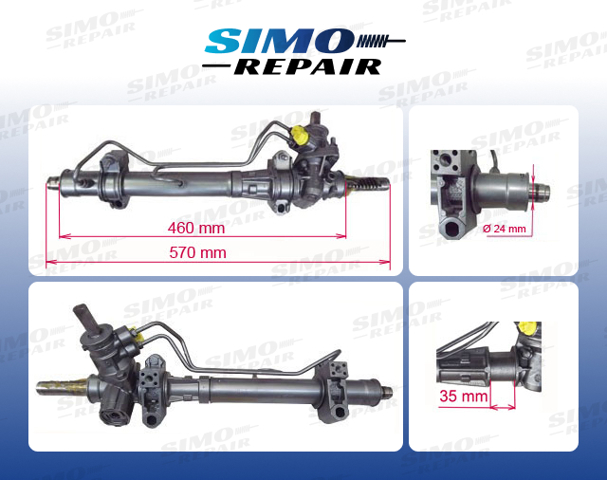 Рулевая рейка 7701352987 Renault (RVI)