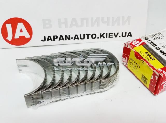 Вкладыши коленвала коренные, комплект, стандарт (STD) на Mitsubishi Pajero PININ 