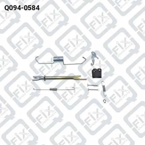Механизм подвода (самоподвода) барабанных колодок/разводной ремкомплект Q-fix Q0940584