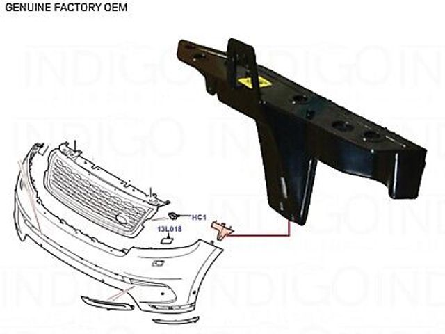 Кронштейн бампера переднего LR093502 Land Rover