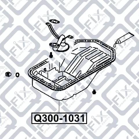 Поддон двигателя Q3001031 Q-fix