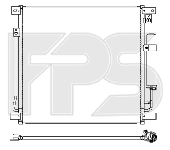 Радиатор кондиционера FPS FP48K419