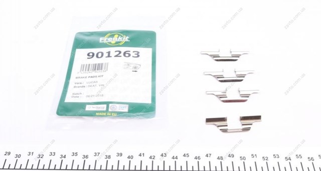 901263 Frenkit kit de molas de fixação de sapatas de disco traseiras