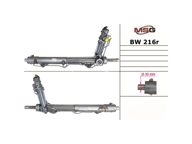 Реечный рулевой механизм MSG BW216R цена, от 421.24 USD