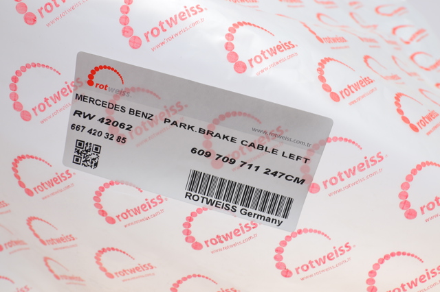 Трос ручного тормоза передний Rotweiss RW42062 цена, от 28.18 USD