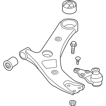 Правый рычаг передней нижней подвески Hyundai/Kia 54501A9100 цена, от 61.58 USD