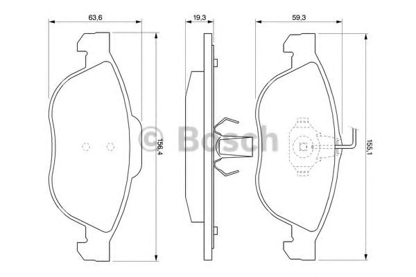 Колодки Bosch 986424507 цена, от 31.97 USD