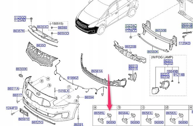  Hyundai/Kia 96890A4000K7N цена, от 211.82 USD
