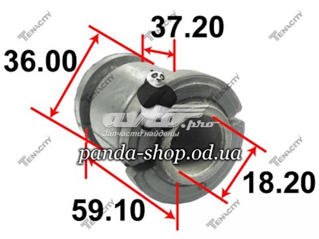 Сайлентблок передней подвески Tenacity AAMTO1032 цена, от 4.14 USD