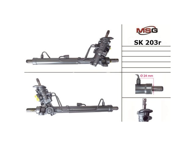 SK103R MSG Rebuilding cremalheira da direção