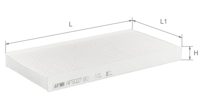 Filtro de salão AF5027 Alpha Filter