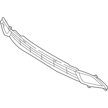 86522B0000 Hyundai/Kia Центральная решетка переднего бампера