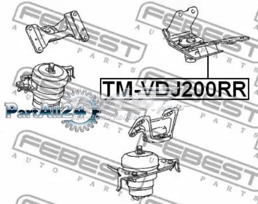  Подушка коробки передач Toyota Land Cruiser 