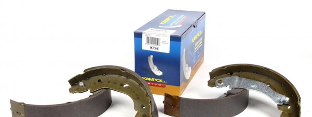 Купить K716 Kampol Задние барабанные тормозные колодки