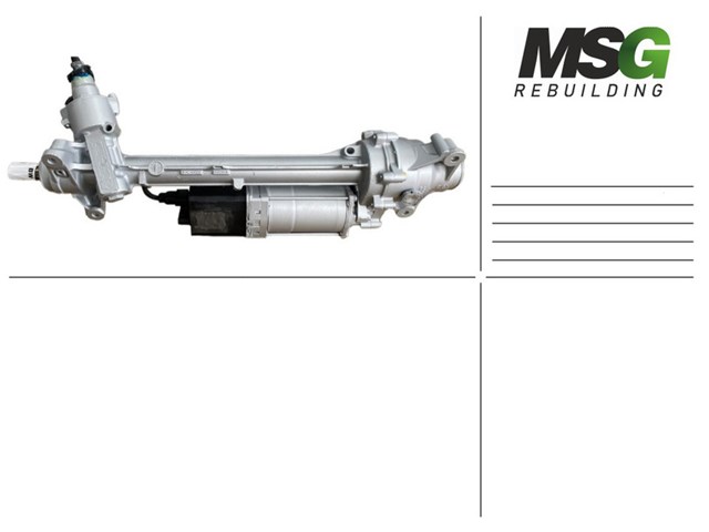 Реечный рулевой механизм MSG Rebuilding BW408NLA0R цена, от 945.73 USD