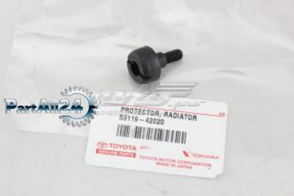 Пистон (клип) крепления решетки радиатора охлаждения Toyota 5311942020