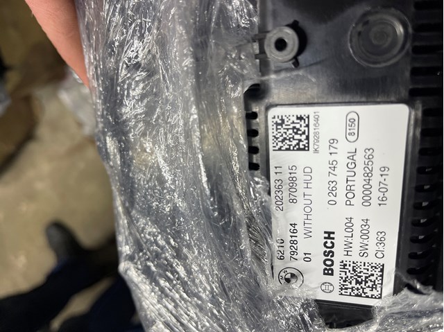 Приборная доска BMW 62109836931
