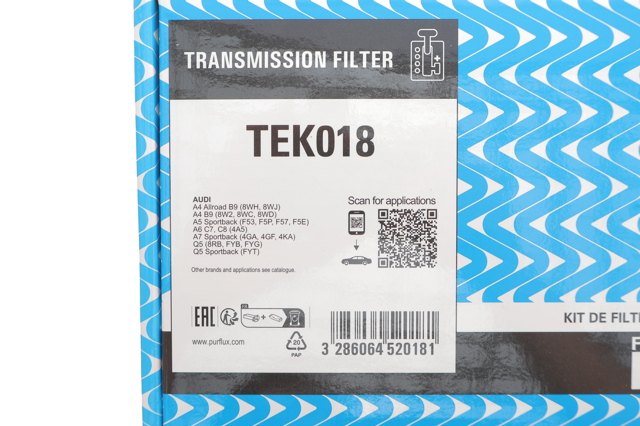 Фильтр АКПП TEK018 Purflux