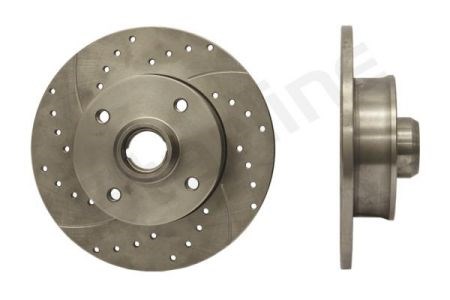 Disco do freio traseiro Starline PB3121