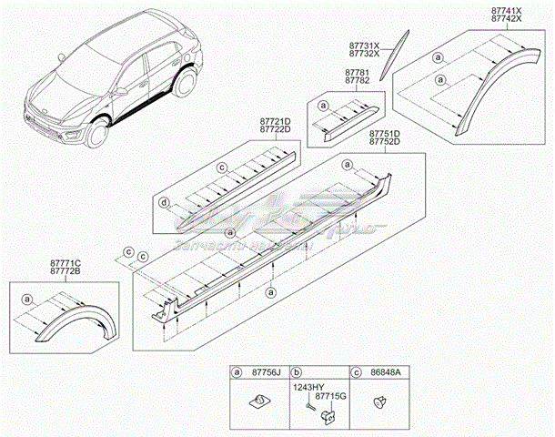 87712H0500 Hyundai/Kia 