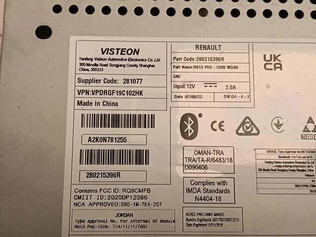  280215396R Renault (RVI)