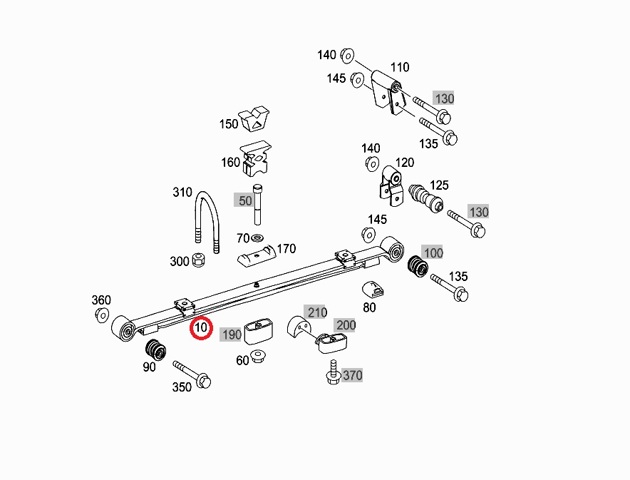 Рессоры задние (пружины задней подвески) Mercedes 9063202206 цена, от 160.19 USD