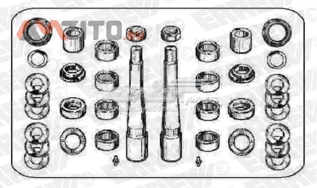 Ремкомплект шкворня поворотного кулака 711771 ERREVI
