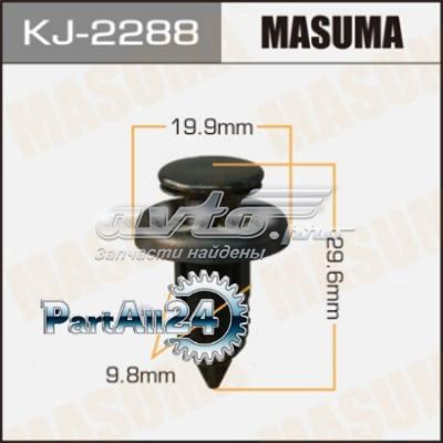Пистон крепления решетки радиатора KJ2288 Masuma