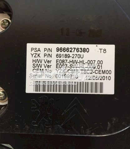  9666276380 Peugeot/Citroen