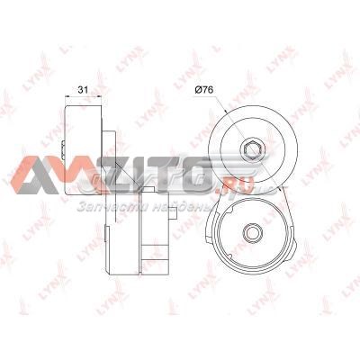 Натяжитель приводного ремня PT3249 Lynxauto