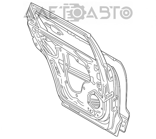 Купить TKY07202XC Mazda Дверь задняя в сборе