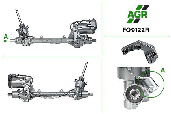 Реечный рулевой механизм AGR FO9122R цена, от 657.47 USD