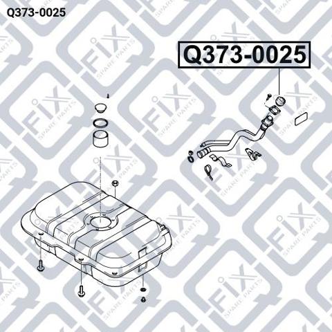Крышка бензобака Q3730025 Q-fix