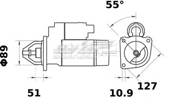 MS94 Mahle Original motor de arranco