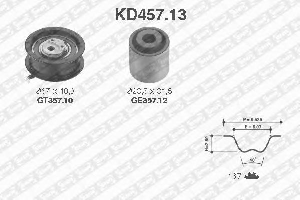ГРМ ремни, комплект NTN KD45713 цена, от 65.14 USD