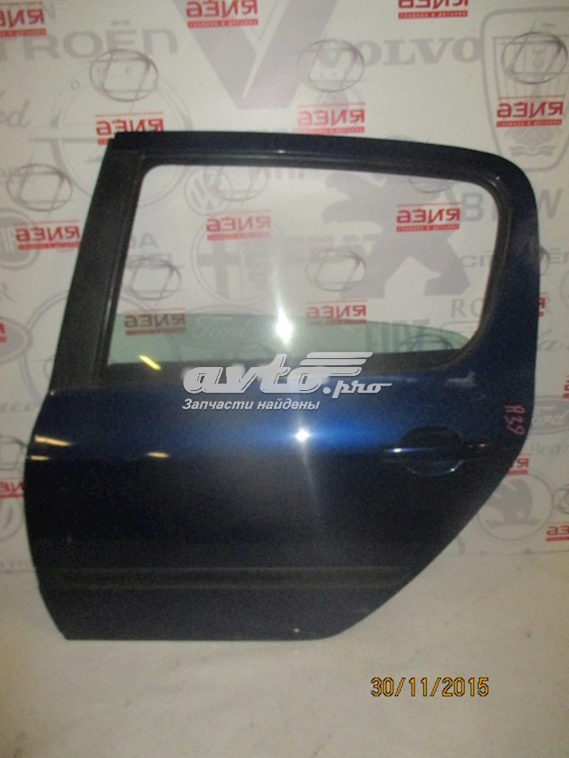 9006G9 Peugeot/Citroen дверь задняя левая