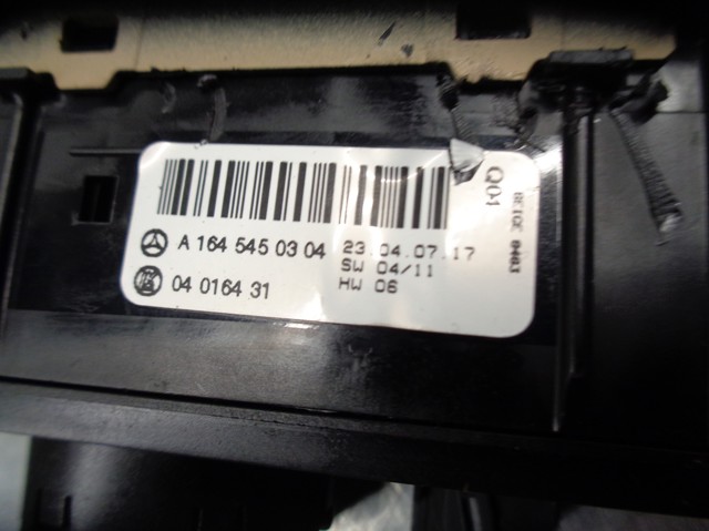 A1645450304 Mercedes Переключатели электрические (переключатель света центральный)