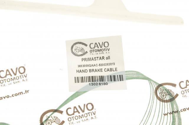 Трос ручного тормоза задний Cavo 1302618 цена, от 8.04 USD