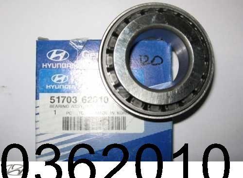 5170362010 Hyundai/Kia rolamento externo de cubo dianteiro