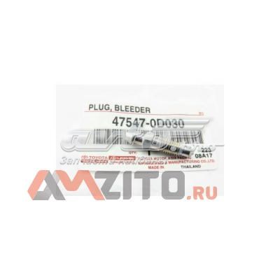 Штуцер прокачки суппорта тормозного переднего 475470D030 Toyota
