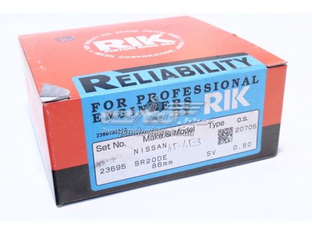 23695 Riken Комплект поршневых колец, STD