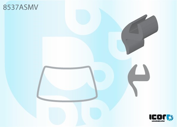 GS9558P110X Уплотнитель лобового стекла FPS GS9558P110X