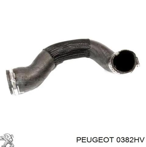Tubo flexible de aire de sobrealimentación inferior 0382HV PEUGEOT