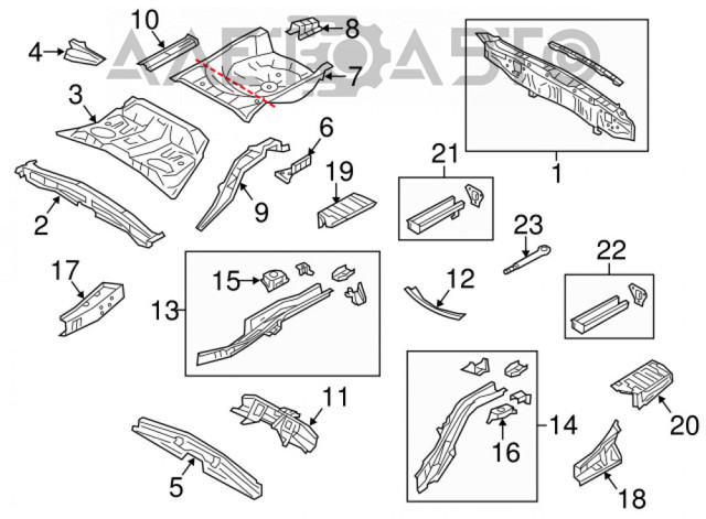  52129SG0019P Subaru